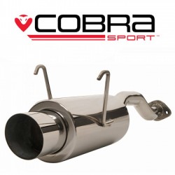 HN13 Cobra Sport Honda Civic Type R (EP3) 2000-06 Rear Box with Round Tailpipe, Cobra Sport, HN13